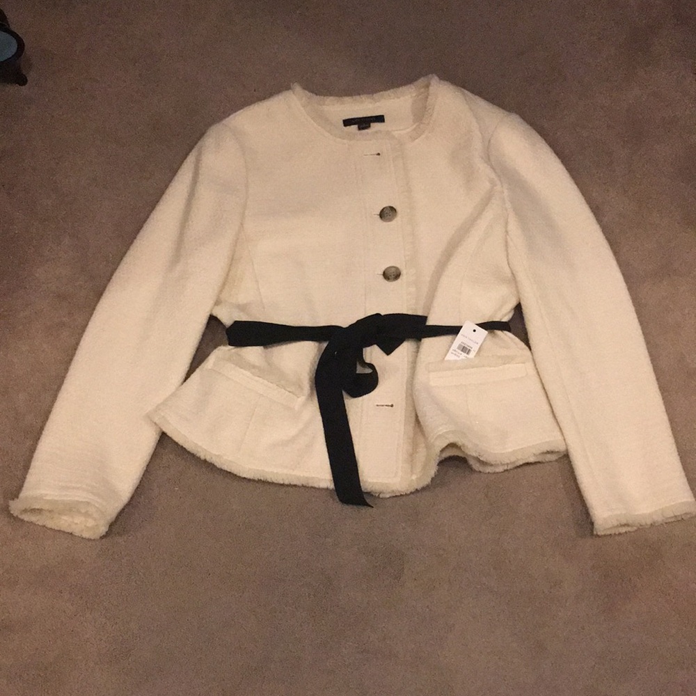 NWT Ann Taylor jacket with black belt